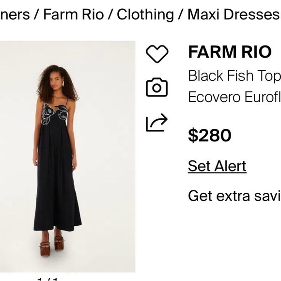 Farm Rio Fish Dress - Picture 9 of 9